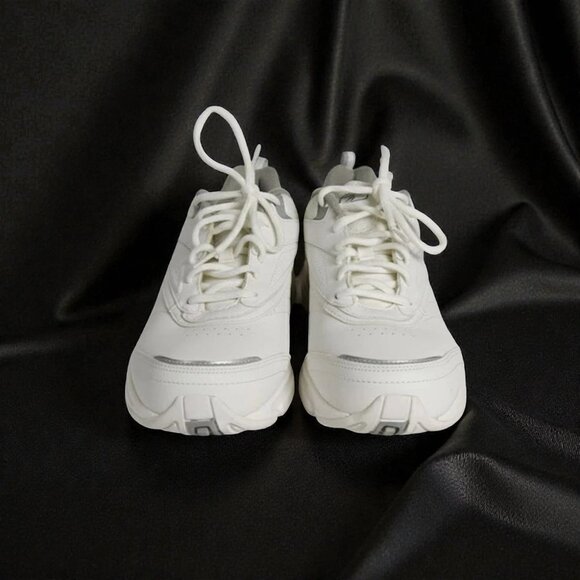 Reebok Shoes Mens Size 7.5 Walkway DMX Foam Walking Shoe White Carbon Sneakers - Picture 3 of 8